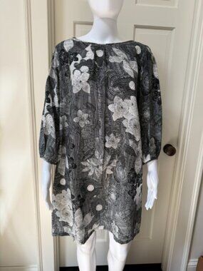 Karen Zambos Vintage Floral Dress Size L